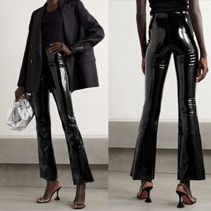 Commando Faux Patent Leather Flare Leggings NWT